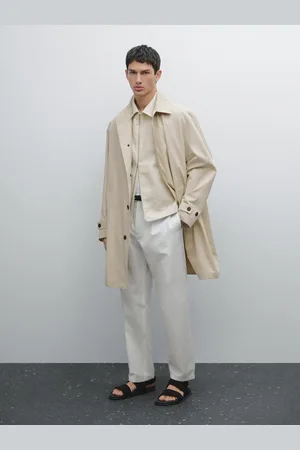 Massimo Dutti Pantaloni Relax Fit In Misto Cotone