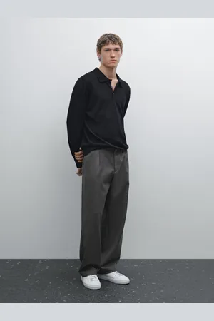 Massimo Dutti Maglia Con Collo A Polo In Lino