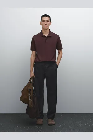 Massimo Dutti Polo Con Micro Struttura In Piqué E Cotone