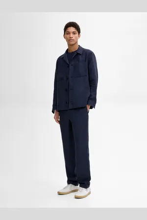 Massimo Dutti Pantaloni Regular Fit 100% Lino