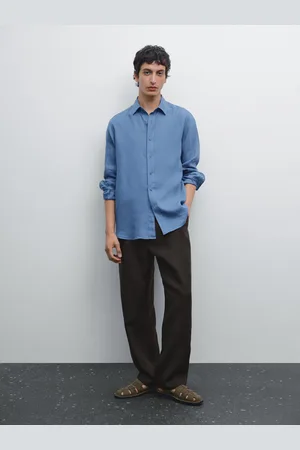 Massimo Dutti Camicia Regular Fit 100% Lino