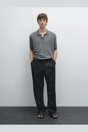 Massimo Dutti Polo In Maglia 100% Lino