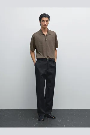 Massimo Dutti Polo In Maglia 100% Lino
