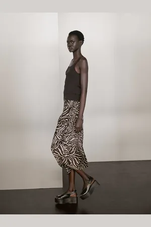 Massimo Dutti Gonna Midi Morbida