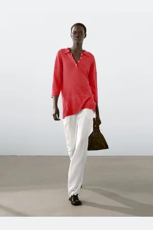 Massimo Dutti Maglia Con Collo A Polo Oversize