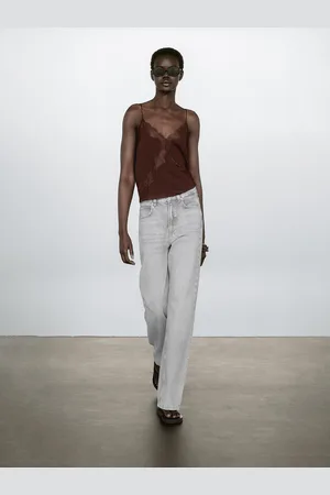Massimo Dutti Top Lingerie Con Pizzo