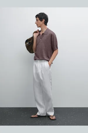 Massimo Dutti Polo In Maglia 100% Lino
