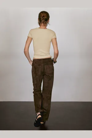 Massimo Dutti Maglietta A Maniche Corte In Misto Cotone