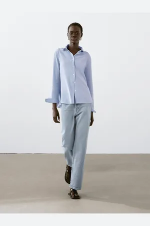 Massimo Dutti Camicia A Maniche Lunghe In Misto Lino