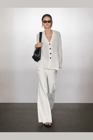 Massimo Dutti Cardigan In Maglia Sottile Oversize