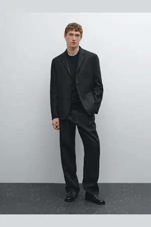 Massimo Dutti Blazer Da Abito 100% Lino