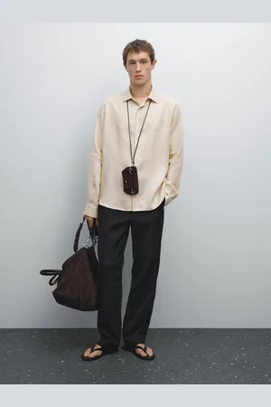 Massimo Dutti Camicia Regular Fit In Twill Leggero