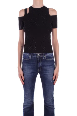 Liu Jo Maglia Donna Maglia chiusa mc strass