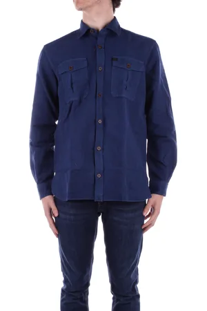 FAY Camicia Uomo Over tasche petto tinta