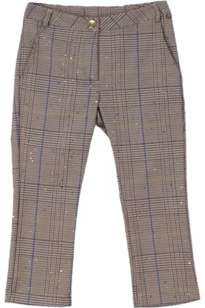 Manila Grace Pantalone Bambina Righe e pailettes