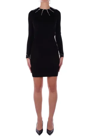 ONLY Abito Donna Onlida ls oneck pearl dress cs