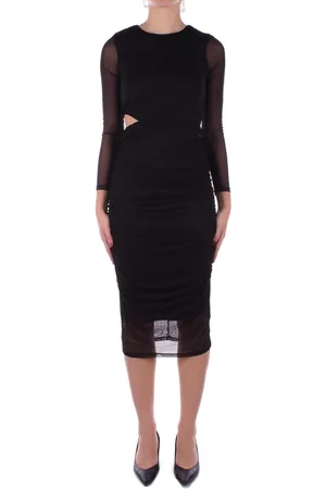 ONLY Abito Donna Onlparis l/s o-neck sidecut