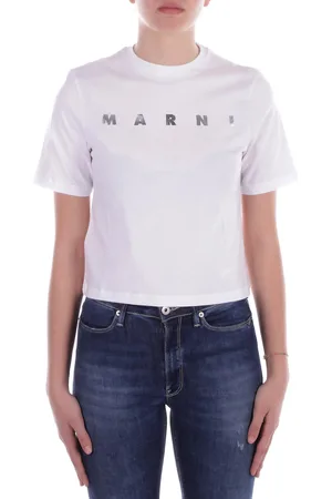 Marni T-shirt Bambina Mt256f cropped