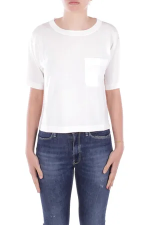 Max Mara T-shirt Donna T-shirt filato di viscosa crep