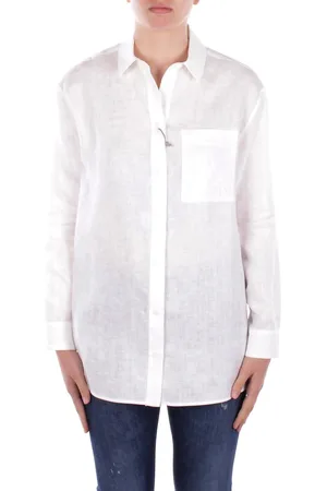 Max Mara Camicia Donna Camicia puro lino lavata