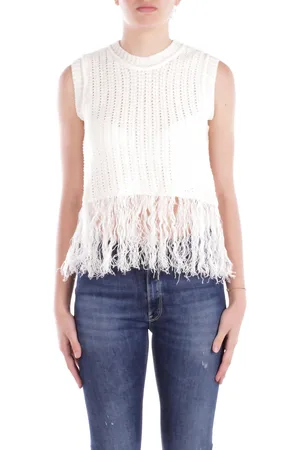 Max Mara Top Donna Filato puro lino