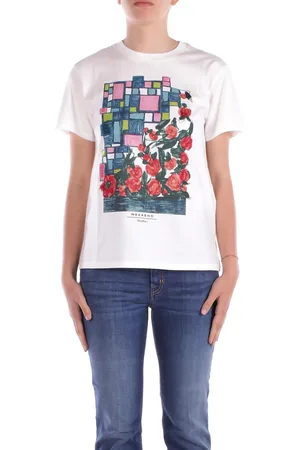Max Mara T-shirt Donna T-shirt jersey cotone stampa
