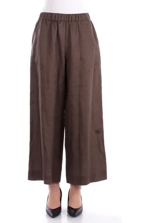 Max Mara Pantalone Donna Pantalone puro lino lavata