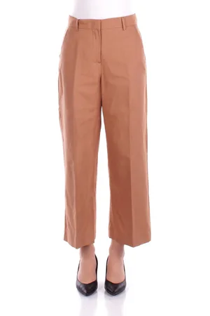Max Mara Pantalone Donna Canvas cotone lino lavato