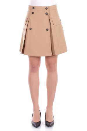 Max Mara Gonna Donna Gonna gabardina puro cotone