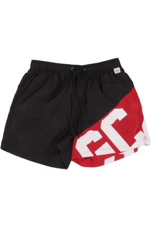 GCDS Costume da bagno Uomo Essentials band logo short swi