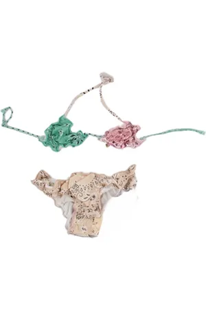 MC2 SAINT BARTH Costume da bagno Bambina Cris bandanna round multi