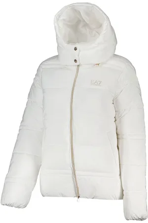 EA7 PIUMINO CON CAPPUCCIO STACCABILE DONNA