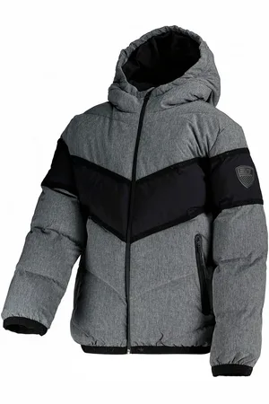 EA7 PIUMINO CON CAPPUCCIO BICOLOR V BAMBINO