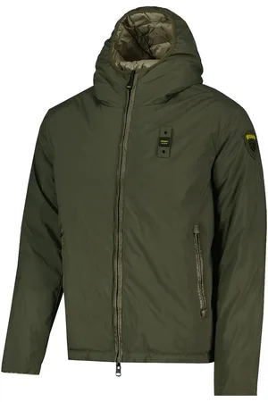 Blauer PIUMINO REVERSIBILE BI-MATERIALE CON CAPPUCCIO BALLARD