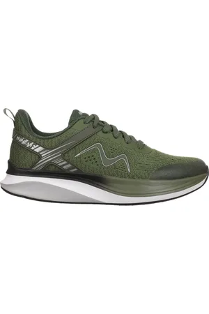 Mbt Huracan 3 Lace Up Scarpe da corsa da uomo - colore:Army Green - numero:44.5
