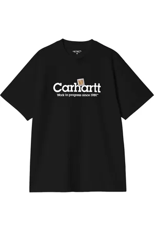 Carhartt Label Script T-Shirt in cotone - Black S