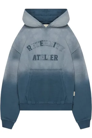 Reternity Evenie hoodie felpa con cappuccio unisex boxy fit con effetto slavato - faded dark M