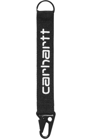 Carhartt Jaden keyholder portachiavi con moschettone - black/white One Size