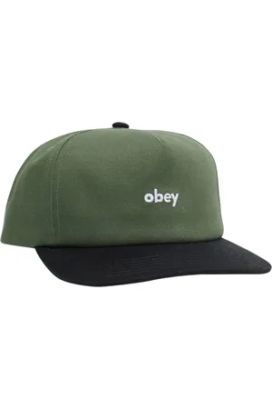 Obey Case 5 panel snapback hat cappellino con visiera - dark cedar multi One Size