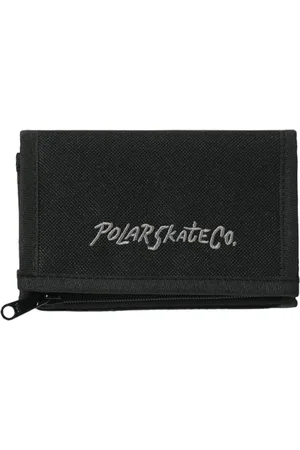 Polar Skate Co. Key Wallet Surf Logo portafogli con zip - black One Size