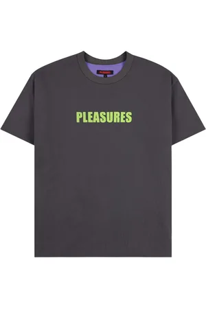 Pleasures Legal reversible heavy t-shirt maniche corte reversibile - Charcoal/purple M
