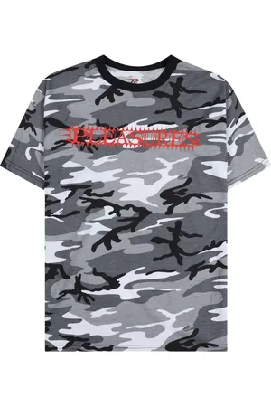 Pleasures Spike classic fit t-shirt unisex con grafica - camo M