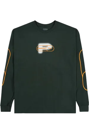 Pleasures Pixel P classic fit longsleeve t-shirt manica lunga con grafica - L