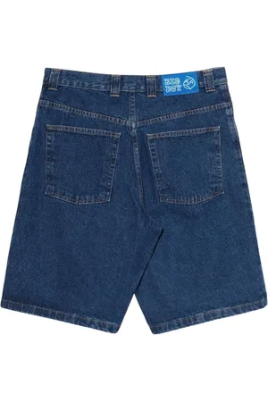 Polar Skate Co. Big Boy shorts in jeans baggy da uomo - dark XS