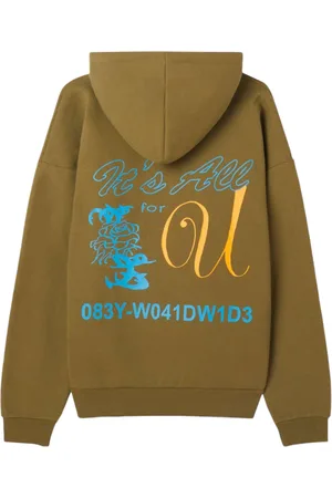 Obey For you extra heavy Hoodie felpa pesante con cappuccio - moss S