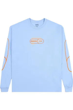 Pleasures Pixel P classic fit longsleeve t-shirt manica lunga con grafica - light S