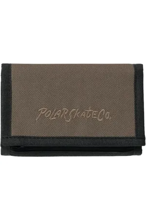 Polar Skate Co. Key Wallet Surf Logo portafogli con zip - brown One Size