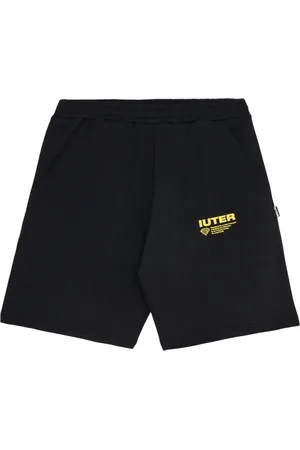 IUTER Info shorts in felpa cotone - neri XL