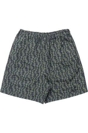 Usual Noise Utility shorts pantaloni corti in cotone - green/black M