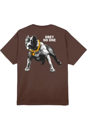 Obey No one heavyweight t-shirt da uomo - java L
